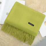 Cashmere Women Scarf 2019 New Warm Shawl Foulard Femme Pashmina Kerchief Wool Stole Head Neck Long Winter Scarves for Ladies