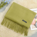 Cashmere Women Scarf 2019 New Warm Shawl Foulard Femme Pashmina Kerchief Wool Stole Head Neck Long Winter Scarves for Ladies