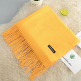 Cashmere Women Scarf 2019 New Warm Shawl Foulard Femme Pashmina Kerchief Wool Stole Head Neck Long Winter Scarves for Ladies