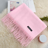 Cashmere Women Scarf 2019 New Warm Shawl Foulard Femme Pashmina Kerchief Wool Stole Head Neck Long Winter Scarves for Ladies