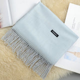 Cashmere Women Scarf 2019 New Warm Shawl Foulard Femme Pashmina Kerchief Wool Stole Head Neck Long Winter Scarves for Ladies
