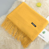 Cashmere Women Scarf 2019 New Warm Shawl Foulard Femme Pashmina Kerchief Wool Stole Head Neck Long Winter Scarves for Ladies