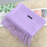 Cashmere Women Scarf 2019 New Warm Shawl Foulard Femme Pashmina Kerchief Wool Stole Head Neck Long Winter Scarves for Ladies