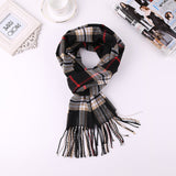 2019 Luxury Brand Men's Winter Plaid Scarf  warm women Cashmere shawls Scarves Casual Tassel Scarfs Man Business scarf pashmina