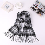 2019 Luxury Brand Men's Winter Plaid Scarf  warm women Cashmere shawls Scarves Casual Tassel Scarfs Man Business scarf pashmina