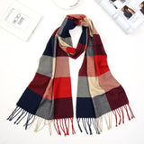 2019 Luxury Brand Men's Winter Plaid Scarf  warm women Cashmere shawls Scarves Casual Tassel Scarfs Man Business scarf pashmina