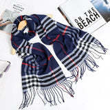 2019 Luxury Brand Men's Winter Plaid Scarf  warm women Cashmere shawls Scarves Casual Tassel Scarfs Man Business scarf pashmina